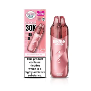 Dinner Lady LYXA 30K Puff Disposable - Strawberry Blow Pop