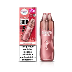 Dinner Lady LYXA 30K Puff Disposable - Strawberry Fizz