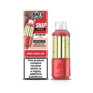 Dinner Lady Snap Pro 35K Pre-Filled Replacement Pod Cartridge - 1PK - Berry Cherry Lime