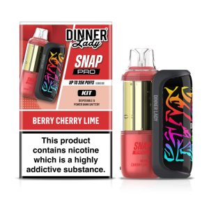 Dinner Lady Snap Pro Kit 35K Puff Disposable - Berry Cherry Lime