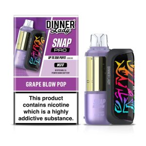 Dinner Lady Snap Pro Kit 35K Puff Disposable - Grape Blow Pop