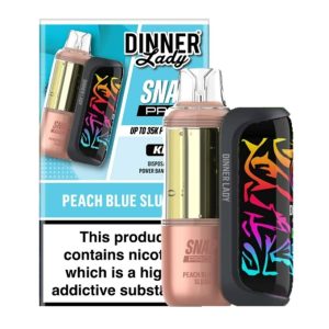 Dinner Lady Snap Pro Kit 35K Puff Disposable - Peach Blue Slushy