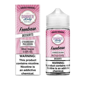 Dinner Lady Strawberry Macaroon 100ml E-Juice