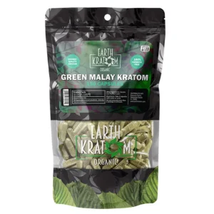 Earth Kratom Capsules 150CT - Green Malay