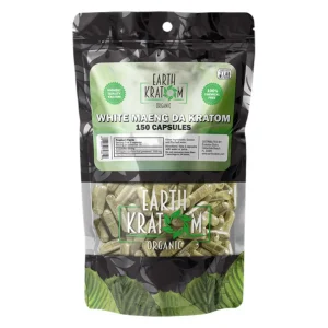 Earth Kratom Capsules 150CT - White Maeng Da