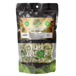 Earth Kratom Capsules 300CT - Bali
