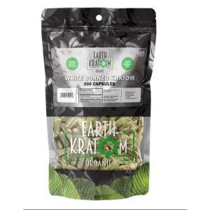 Earth Kratom Capsules 300CT - White Borneo