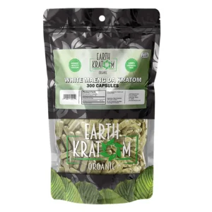 Earth Kratom Capsules 300CT - White Maeng Da