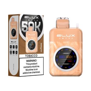 Elux Astra 50K Puff Disposable - Tobacco