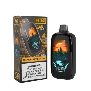 FUMI 24K Puff 5% Disposable - Strawberry Banana