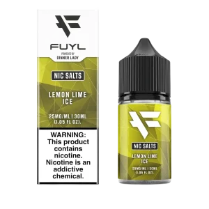 FUYL By Dinner Lady Lemon Lime Ice Salts 30ml E-Juice