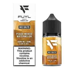 FUYL By Dinner Lady Peach Mango Watermelon Salts 30ml E-Juice