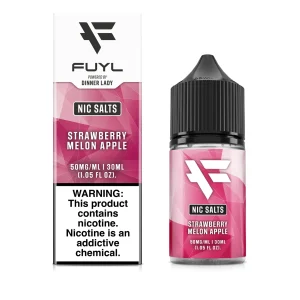 FUYL By Dinner Lady Strawberry Melon Apple Salts 30ml E-Juice - 50 MG