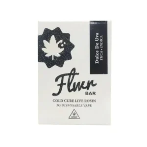 Flwr Bar THCA Cold Cure Live Rosin Disposable 3G - Duice De Uva/Indica