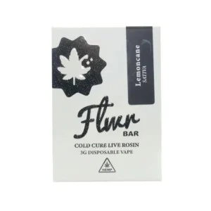 Flwr Bar THCA Cold Cure Live Rosin Disposable 3G - Lemoncane/Sativa