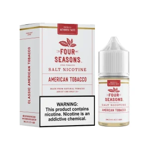 Four Seasons American Tobacco Salt 30ml E-Juice - 50 MG