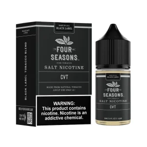 Four Seasons Black Label CVT Salt 30ml E-Juice - 30 MG