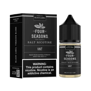 Four Seasons Black Label VNT Salt 30ml E-Juice - 50 MG