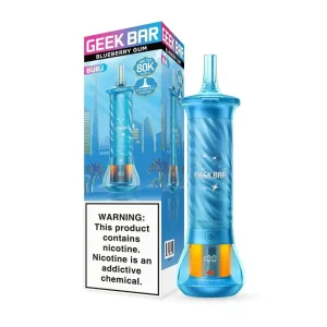 Geek Bar Burj Hookah 80K Puff Disposable - Blueberry Gum