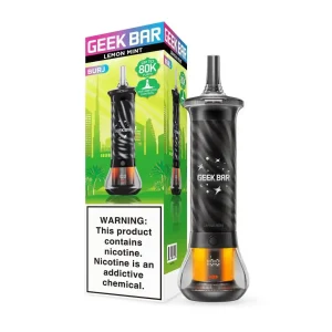 Geek Bar Burj Hookah 80K Puff Disposable - Lemon Mint