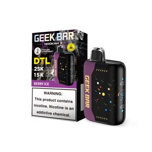 Geek Bar Hookah X 25K Puff Disposable - Berry Ice