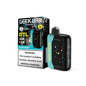 Geek Bar Hookah X 25K Puff Disposable - Gum Mint