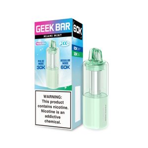 Geek Bar Mate 60K Puff Disposable Pre-Filled Replacement Pod Cartridge - 1PK - Miami Mint