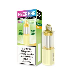 Geek Bar Mate 60K Puff Disposable Pre-Filled Replacement Pod Cartridge - 1PK - Strawberry Banana