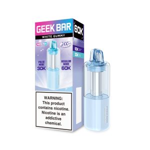 Geek Bar Mate 60K Puff Disposable Pre-Filled Replacement Pod Cartridge - 1PK - White Gummy