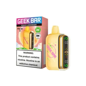 Geek Bar Pulse 2 25K Puff Disposable - Peach Lemonade