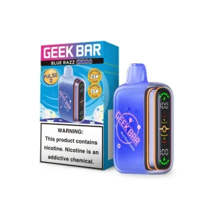 Geek Bar Pulse 2 25K Puff Disposable - Hubba Edition Blue Razz Hubba