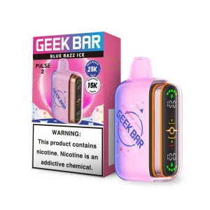 Geek Bar Pulse 2 25K Puff Disposable - Blue Razz Ice