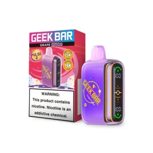 Geek Bar Pulse 2 25K Puff Disposable - Hubba Edition Grape Hubba