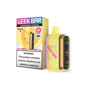 Geek Bar Pulse 2 25K Puff Disposable - Strawberry Banana