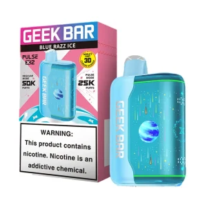 Geek Bar Pulse X2 50K Puff Disposable - Blue Razz Ice