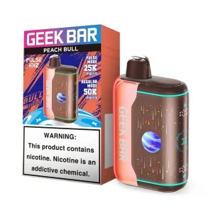 Geek Bar Pulse X2 50K Puff Disposable - Bull Edition Peach Bull