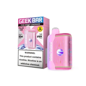 Geek Bar Pulse X2 50K Puff Disposable - Pink Berry Lemonade