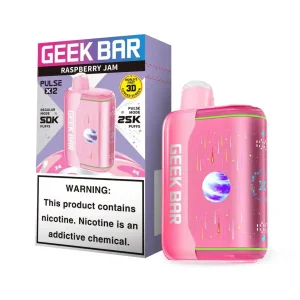 Geek Bar Pulse X2 50K Puff Disposable - Raspberry Jam