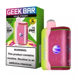 Geek Bar Pulse X2 50K Puff Disposable - Sour Straws