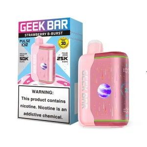 Geek Bar Pulse X2 50K Puff Disposable - Strawberry B Burst