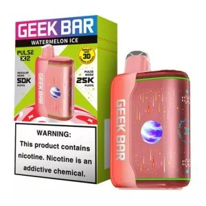 Geek Bar Pulse X2 50K Puff Disposable - Watermelon Ice