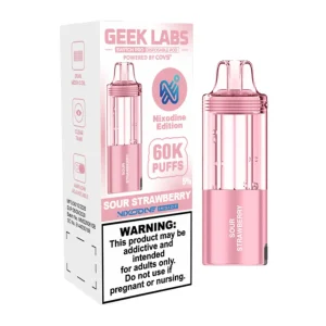 Geek Labs Switch Pro 60K Pre-Filled Replacement Pod Cartridge - Sour Strawberry