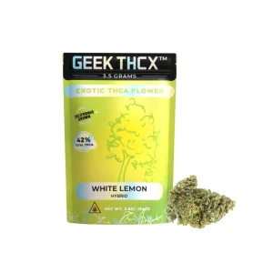 Geek THC-X Exotic THCA Flower 3.5G - White Lemon/Hybrid