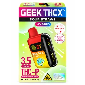 Geek THC-X Premium THC-P Blend Disposables 3.5G - Sour Straws/Hybrid