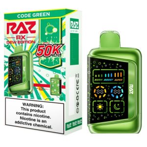 RAZ RX 50K Puff Disposable - Code Green