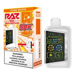 RAZ RX 50K Puff Disposable - Code White