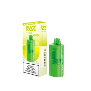 Raz VUE 50K Pre-filled Replacement Pod Cartridge - 1PK - Sour Apple Ice