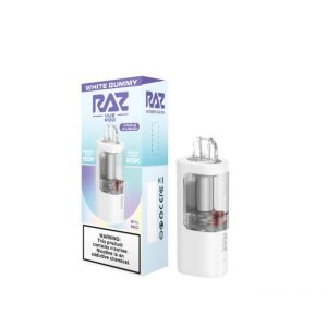 Raz VUE 50K Pre-filled Replacement Pod Cartridge - 1PK - White Gummy