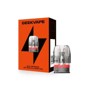 GeekVape Q Replacement Pod Cartridge V2 - 3PK - Q0.4 OHMS (Side Fill 2ML)