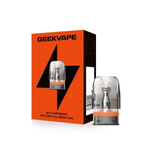 GeekVape Q Replacement Pod Cartridge V2 - 3PK - Q0.6 OHMS (Side Fill 3ML)